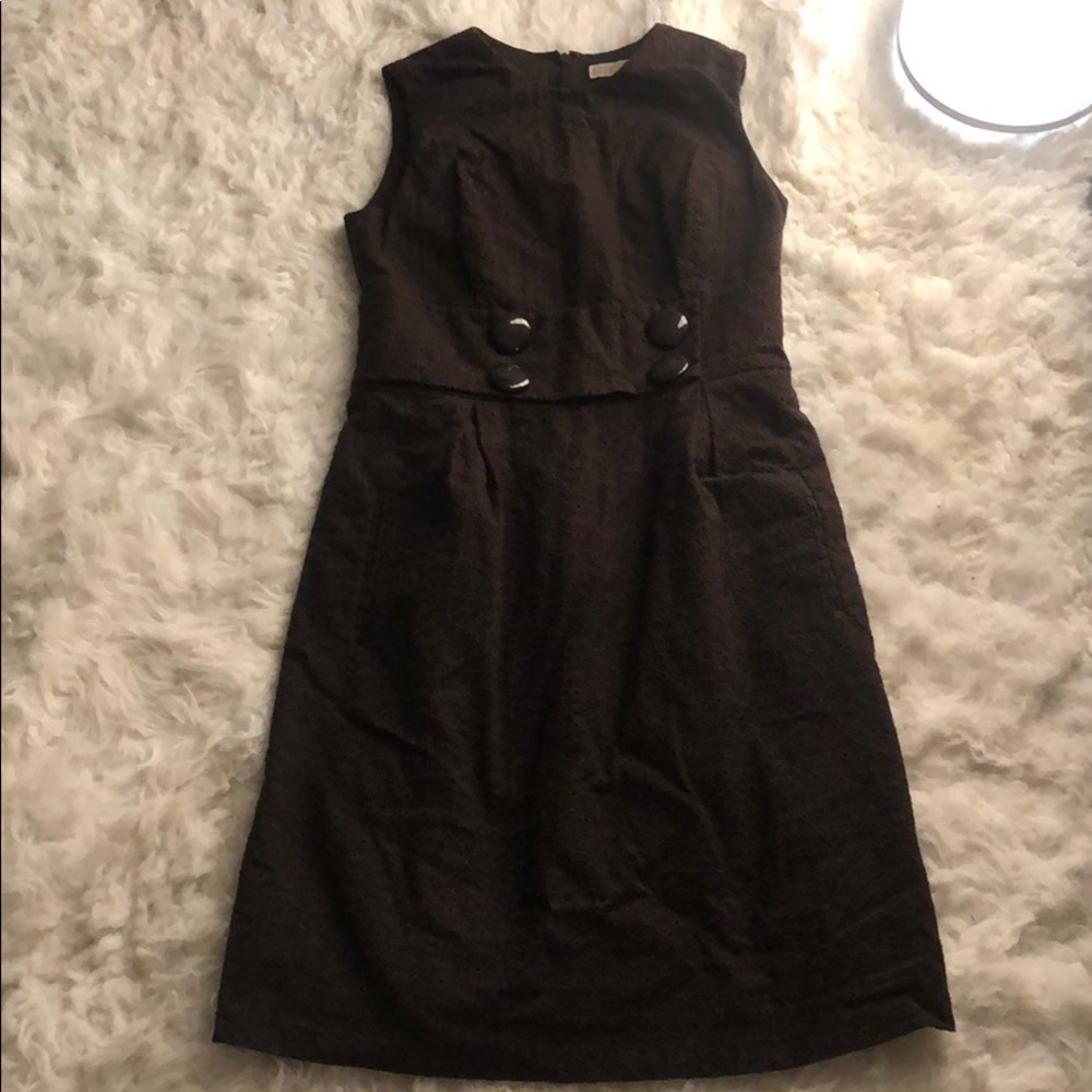 Michael Kors- Brown pattern dress